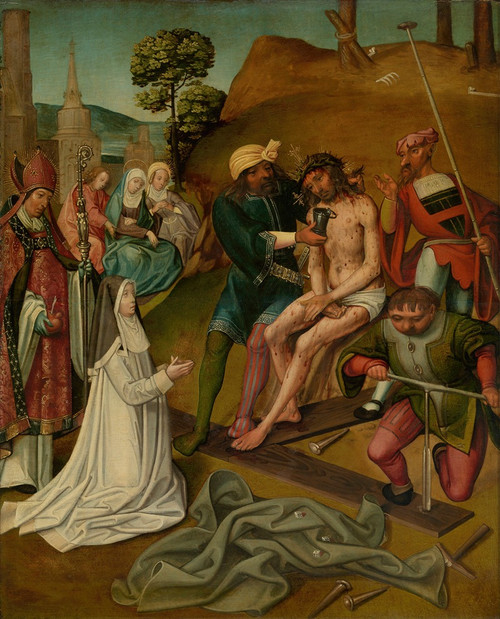 Before the Crucifixion Poster Print by Cornelis Engebrechtsz