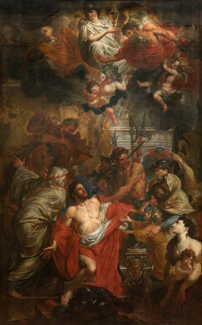 The Martyrdom of Saint George  Poster Print by Godfried Maes