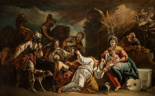 Adoration of the Magi Poster Print by Francesco Fontebasso