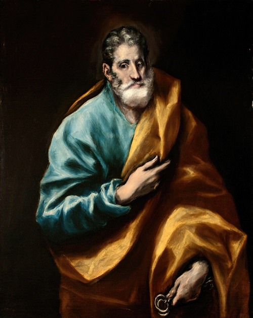 Apostle Saint Peter  Poster Print by El Greco