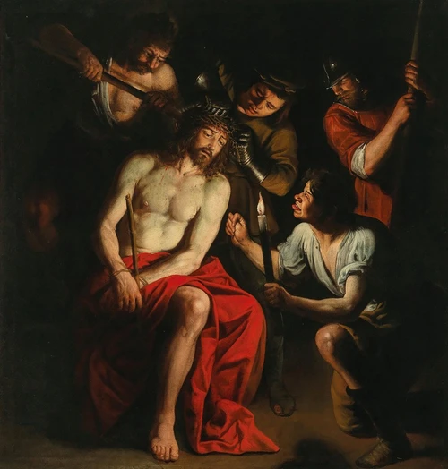 The Mocking of Christ Poster Print by Domenico Fiasella