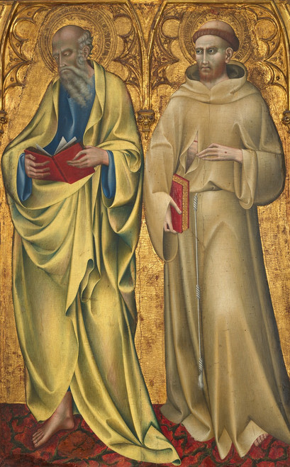 Saints Matthew and Francis  Poster Print by Giovanni di Paolo