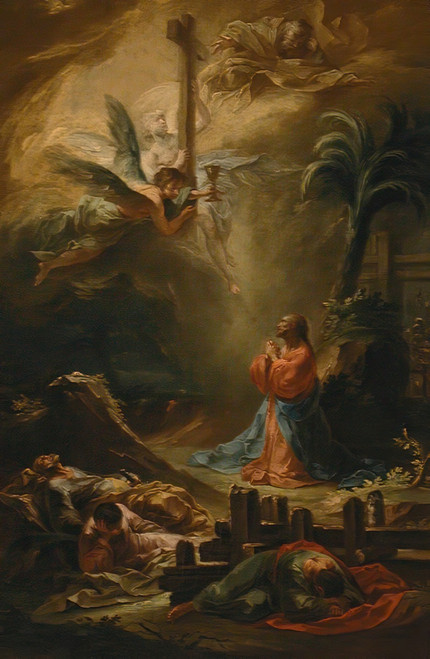 The Agony In The Garden Poster Print by Christian Wink