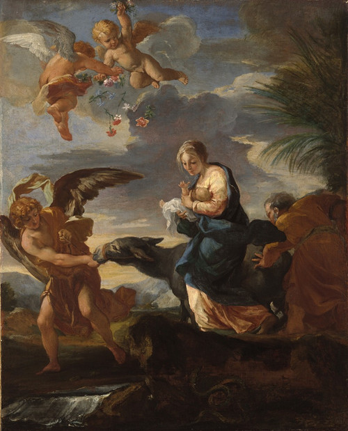 The Flight into Egypt  Poster Print by Anonymous