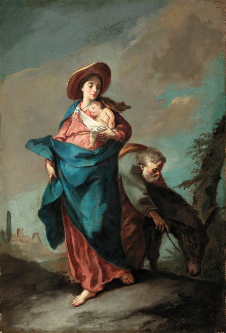 The Flight Into Egypt  Poster Print by Anonymous