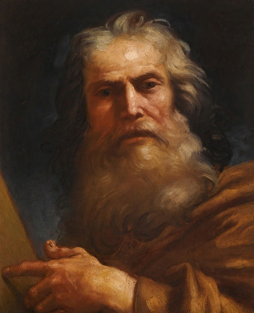 Moses  Poster Print by Bolognese School