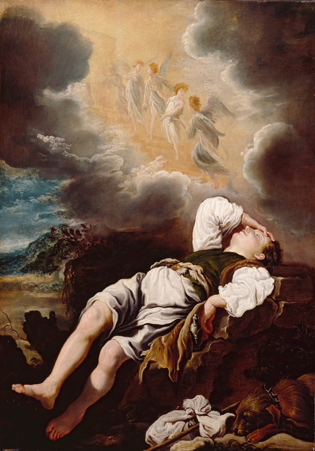 JacobŒì√á√ñs Dream  Poster Print by Domenico Fetti