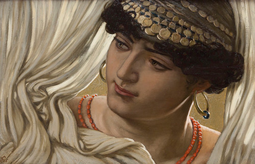 Delilah  Poster Print by Elihu Vedder