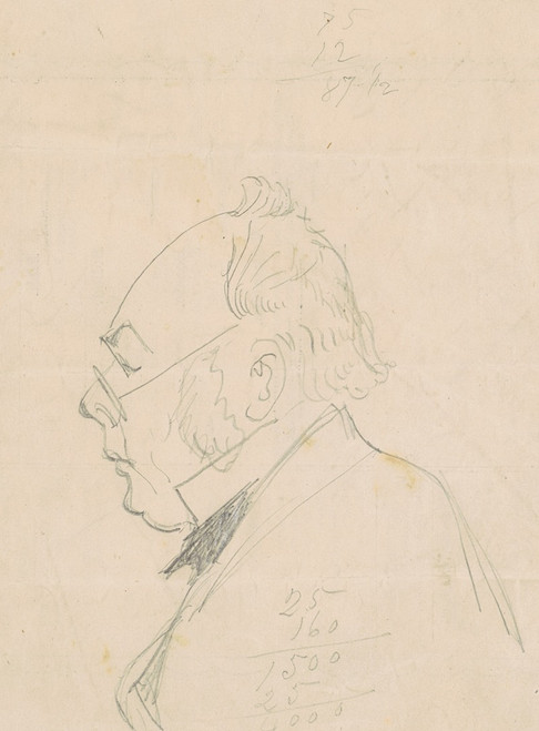 Profile of a Man  Poster Print by Emanuel Gottlieb Leutze