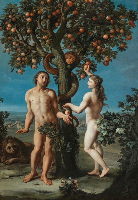 The Temptation  Poster Print by Flemish School
