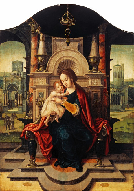 Virgin with Child  Poster Print by Anonymous