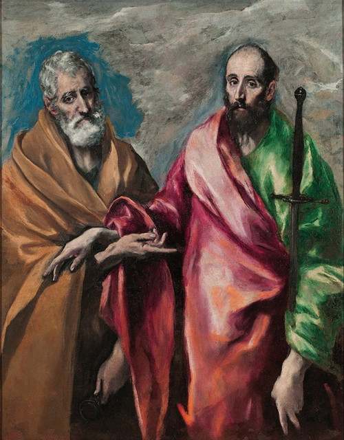 Saint Peter And Saint Paul  Poster Print by El Greco