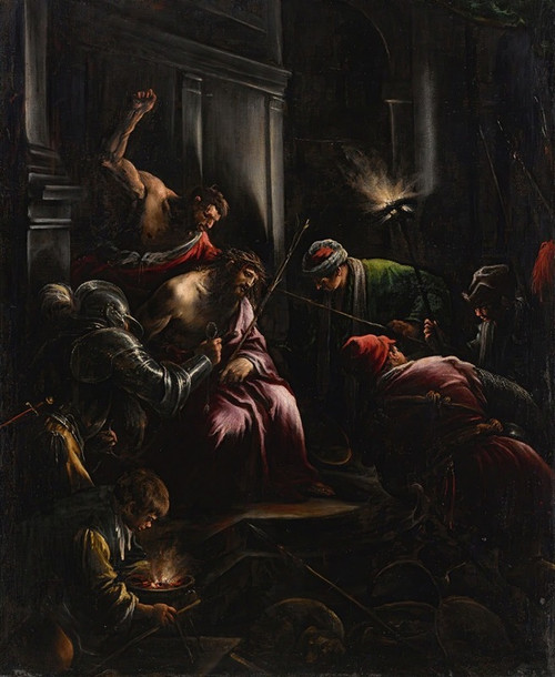 The Mocking Of Christ Poster Print by Jacopo Bassano