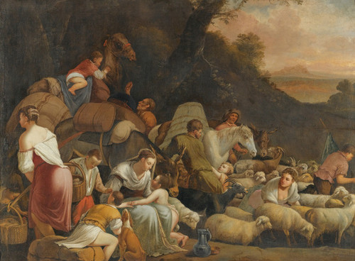 JacobŒì√á√ñs Return To The Land Of Canaan Poster Print by After Jacopo Da Ponte