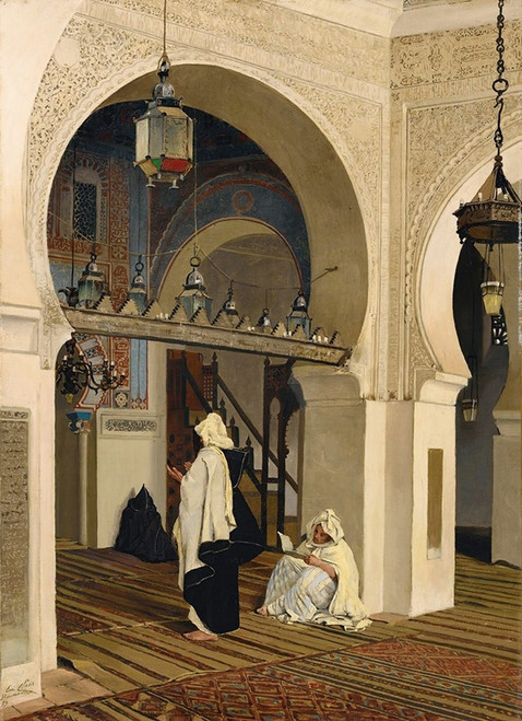 The Mosque Of Sidi Boumediene  Poster Print by Emile Claus