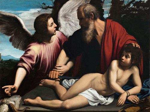 The Sacrifice Of Isaac  Poster Print by Giuseppe Vermiglio