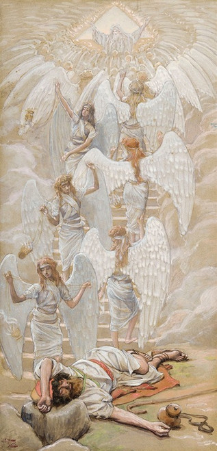 JacobŒì√á√ñs Dream  Poster Print by James Tissot