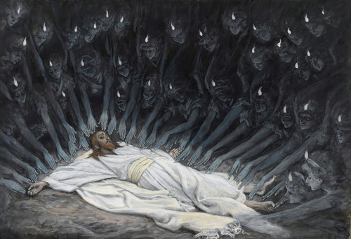 Jesus Ministered to by Angels  Poster Print by James Tissot