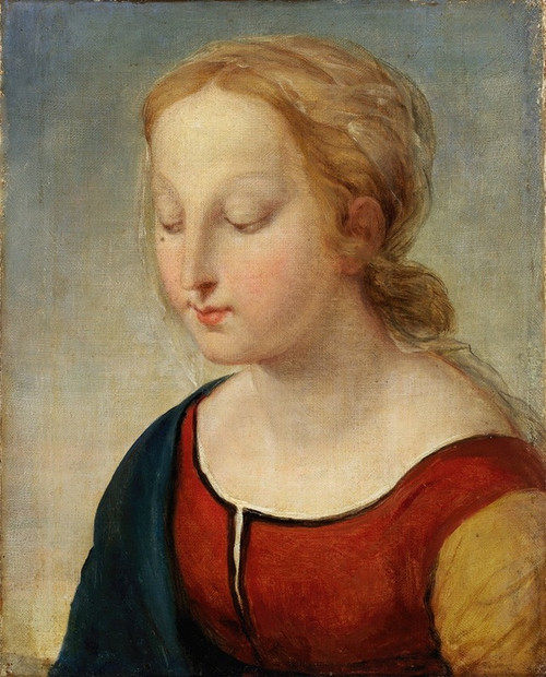 Head of the Madonna   Poster Print by Anonymous