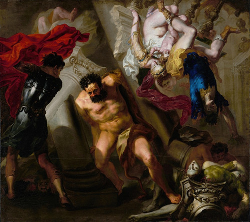 The Death of Samson  Poster Print by Anonymous