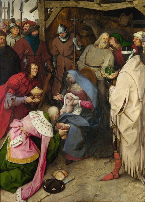 The Adoration of the Kings  Poster Print by Pieter Bruegel The Elder