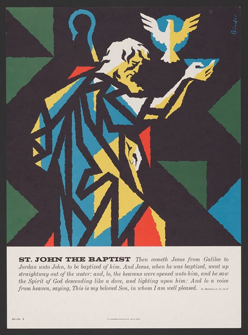 St. John The Baptist  Poster Print by Joseph Binder