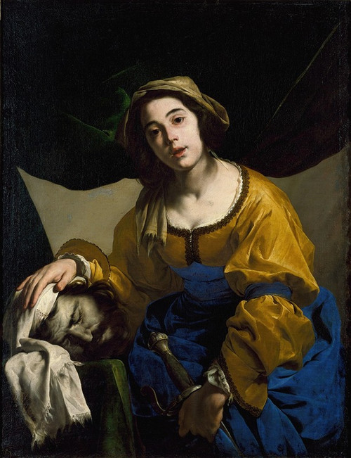 Judith with the Head of Holofernes  Poster Print by Bernardo Cavallino