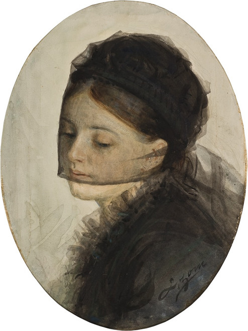 In Mourning  Poster Print by Anders Zorn