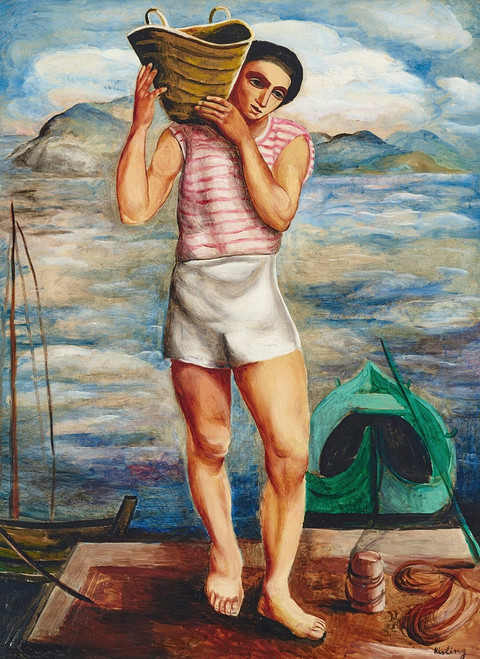 Le P‚îú¬¨cheur  Poster Print by Mo‚îú¬ªse Kisling