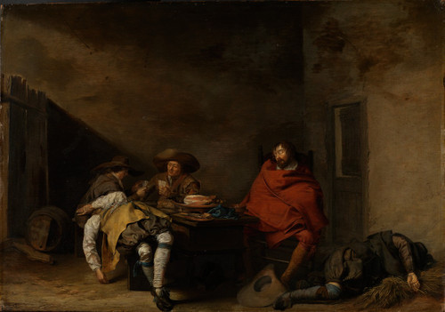 The guardroom Poster Print by Pieter Codde