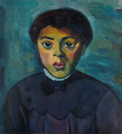 Portrait of a girl  Poster Print by Alexander Kanoldt