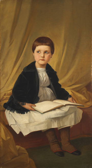 Portrait of Agnes von Steinle the ArtistŒì√á√ñs Daughter Poster Print by Eduard von Steinle