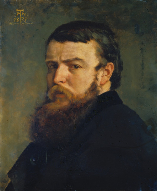 Self-Portrait from Munich  Poster Print by Hans Thoma