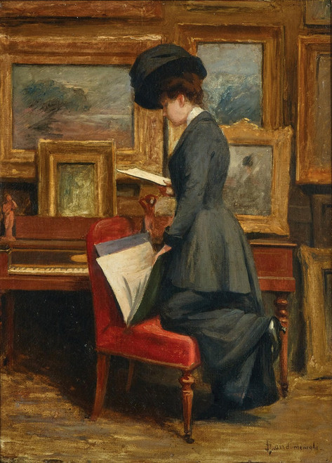 The ArtistŒì√á√ñs Studio Poster Print by Federigo Zandomeneghi