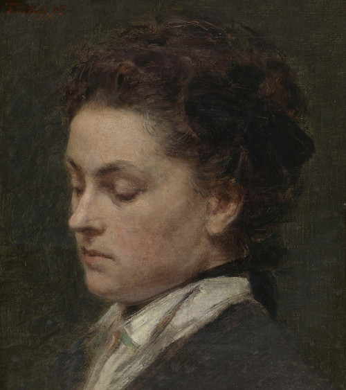 Victoria Dubourg, wife of the Artist  Poster Print by Henri Fantin-Latour