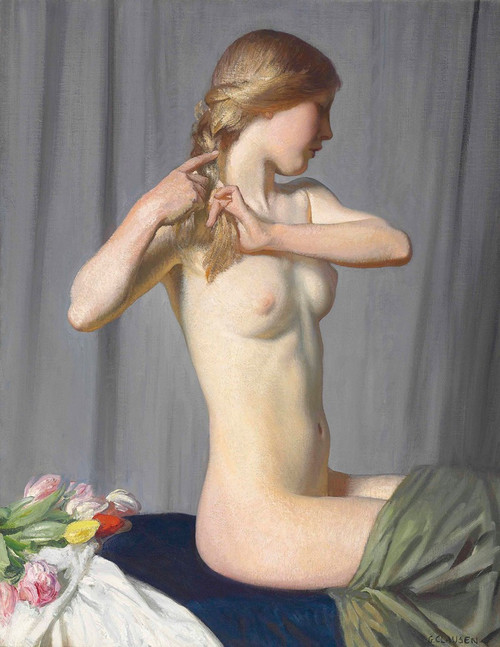 Primavera  Poster Print by Sir George Clausen