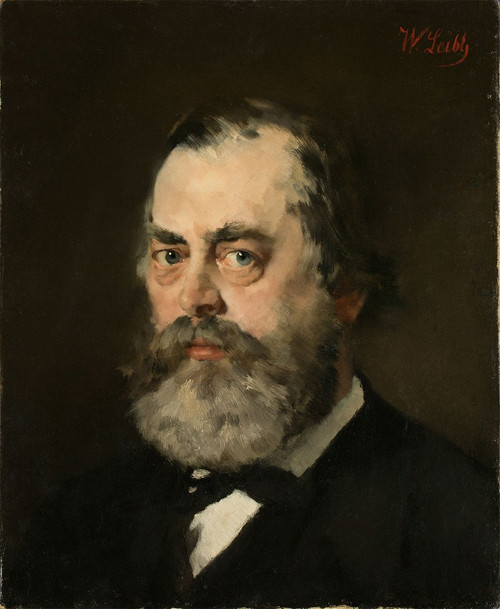 Portrait of Appellationsrat Stenglein  Poster Print by Wilhelm Leibl