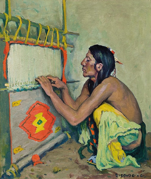 The Weaver Poster Print by Eanger Irving Couse