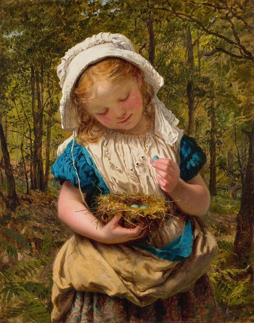 Portrait of a Young Girl Poster Print by Sophie Anderson