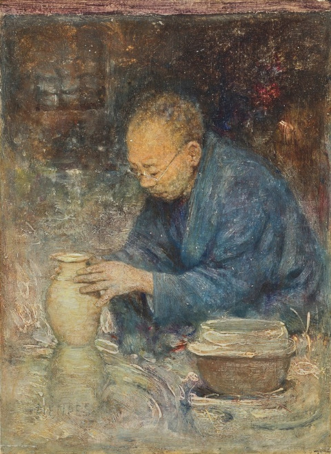 The Potter Poster Print by Mortimer Luddington Menpes