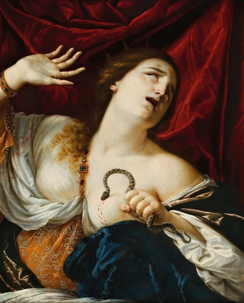 The Death of Cleopatra Poster Print by Cesare Dandini
