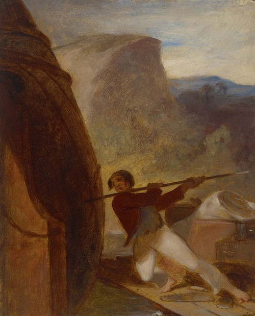 Visit to the Wreck Poster Print by Thomas Sully
