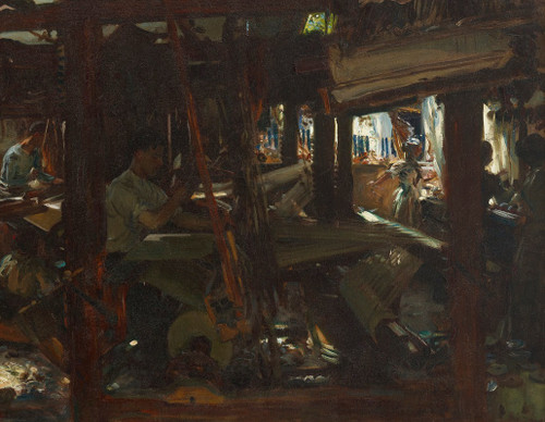 The Weavers Poster Print by John Singer Sargent