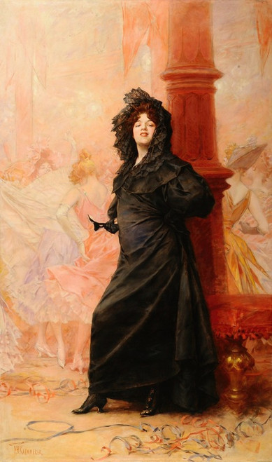 Masquerade Poster Print by Frederik Hendrik Kaemmerer