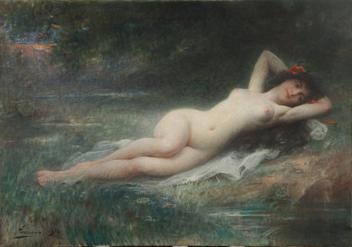 Nude  Poster Print by Henri Adrien Tanoux