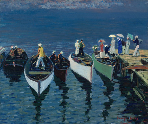 Holiday on the Hudson  Poster Print by George Luks