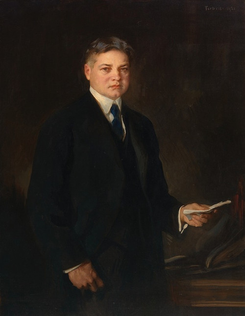 Herbert Clark Hoover  Poster Print by Edmund Charles Tarbell