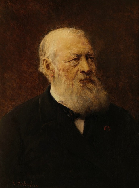 The Writer Hendrik Conscience Poster Print by Jean Fran‚îú¬∫ois Portaels