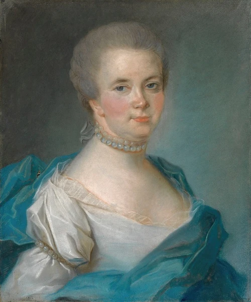 Portrait of a Woman  Poster Print by Anonymous