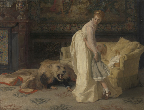 The Lion  Poster Print by Jan Verhas